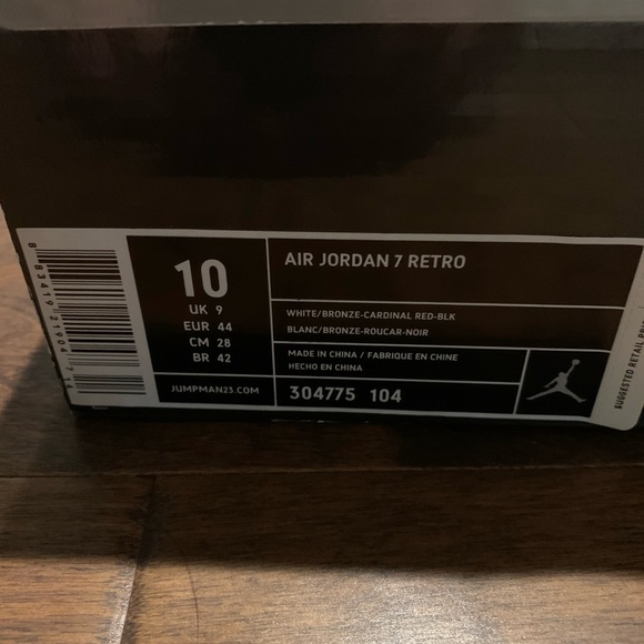 Jordan retro 7 (Cardinal) - Picture 2 of 2